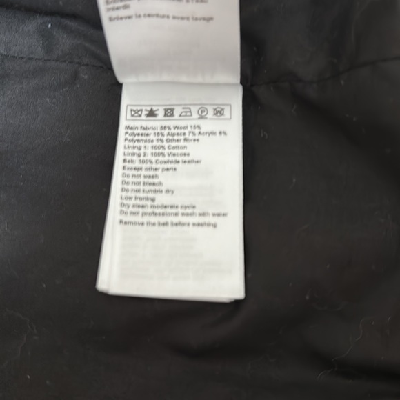 Ba&sh plaid blazer with removable belt. Still avail online - Picture 5 of 7